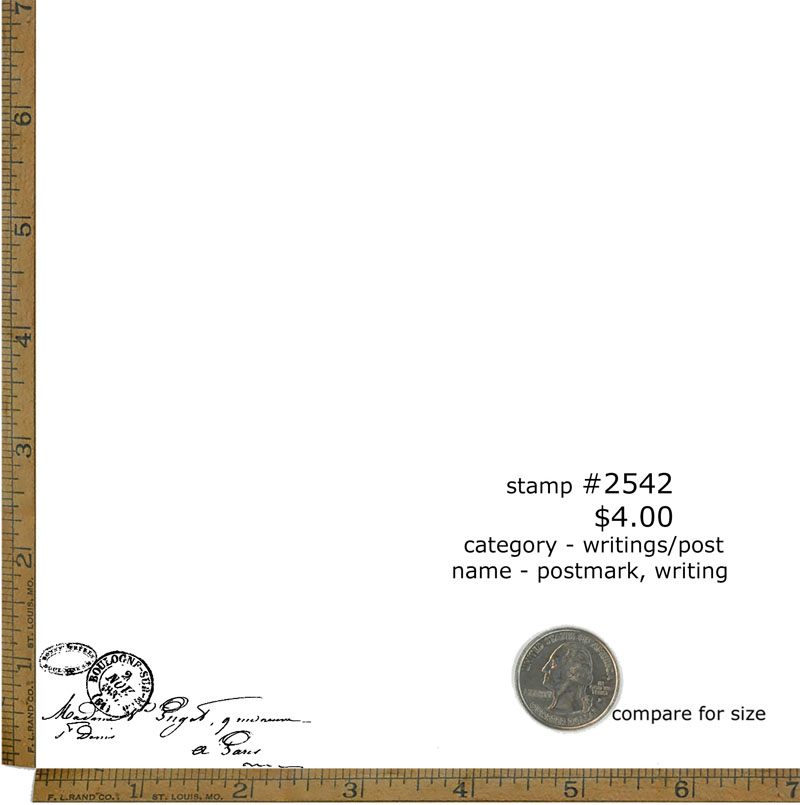 #2542 - Postmark, Writing - Writings/Post